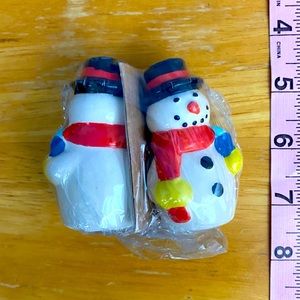 Snowman Salt and Pepper Shakers